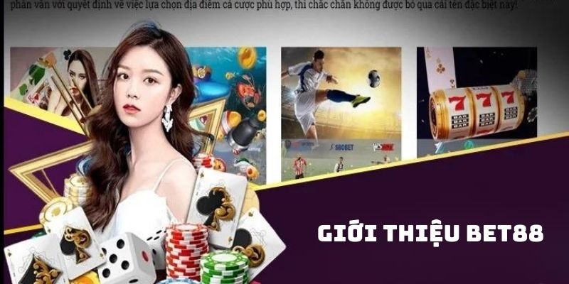 Bet88 cung cấp dịch vụ cá cược an toàn, đa dạng game từ thể thao, game bài đến quay hũ, với giao dịch nhanh chóng và bảo mật tuyệt đối.