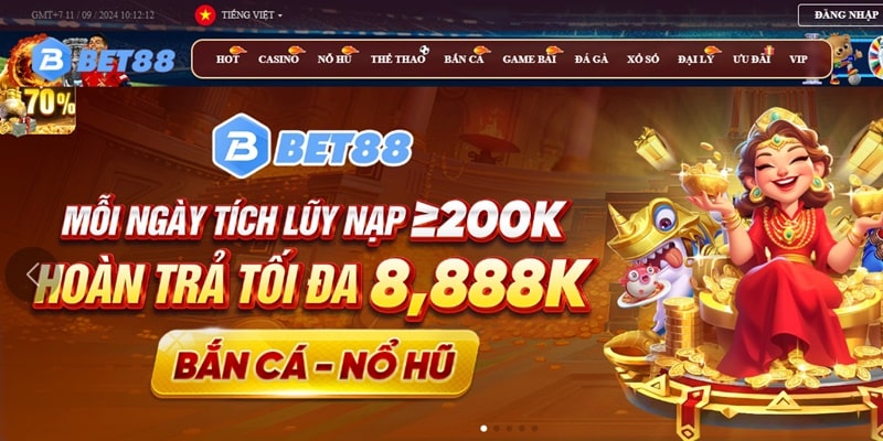 Khuyến mãi Bet88 là các chương trình tặng thưởng của nhà cái